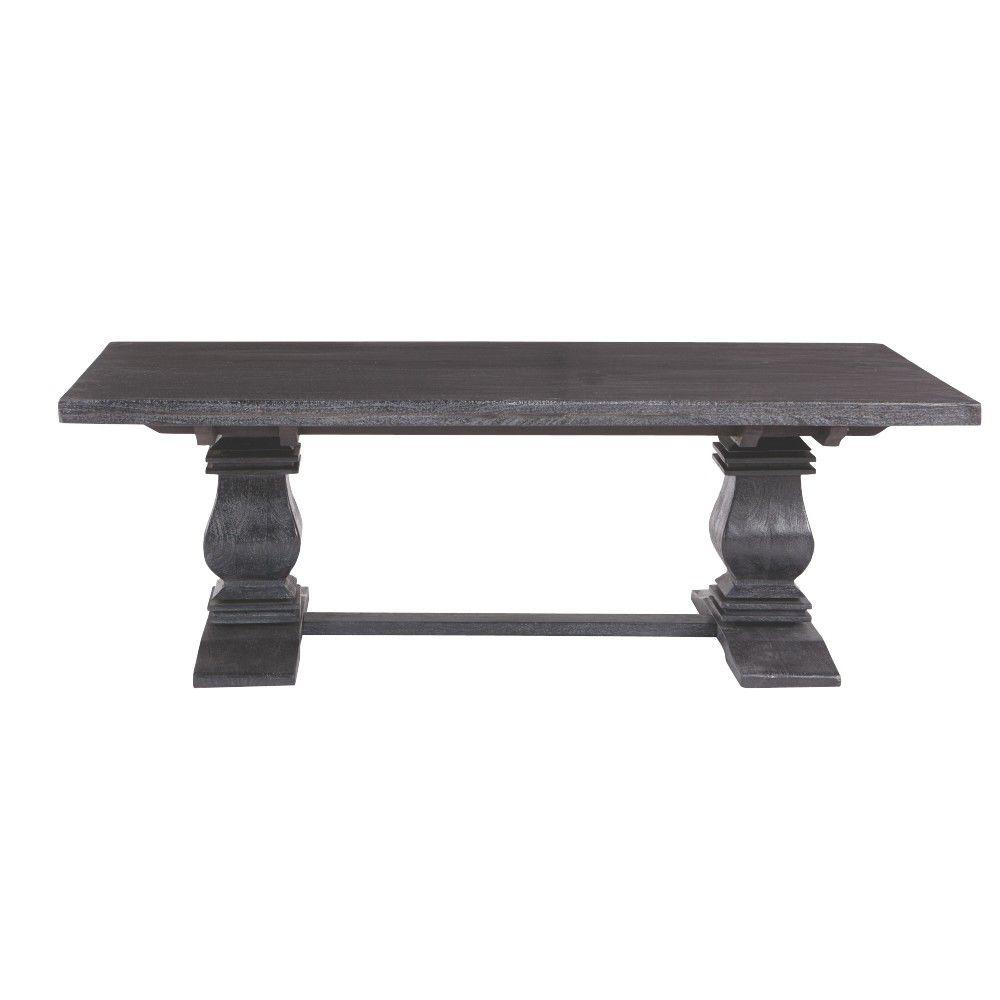 Home Decorators Collection Aldridge Washed Black Coffee Table-NB-047WB