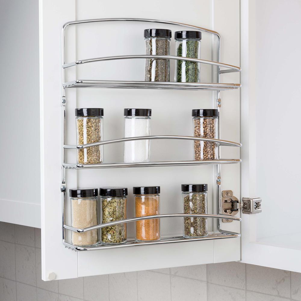 Real Solutions For Real Life 3 Tier Door Spice Rack Rs Spicerck Ch