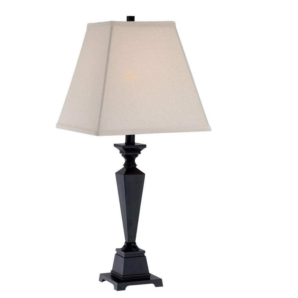 Illumine 278 In Black Table Lamp Cli Ls448440 The Home Depot