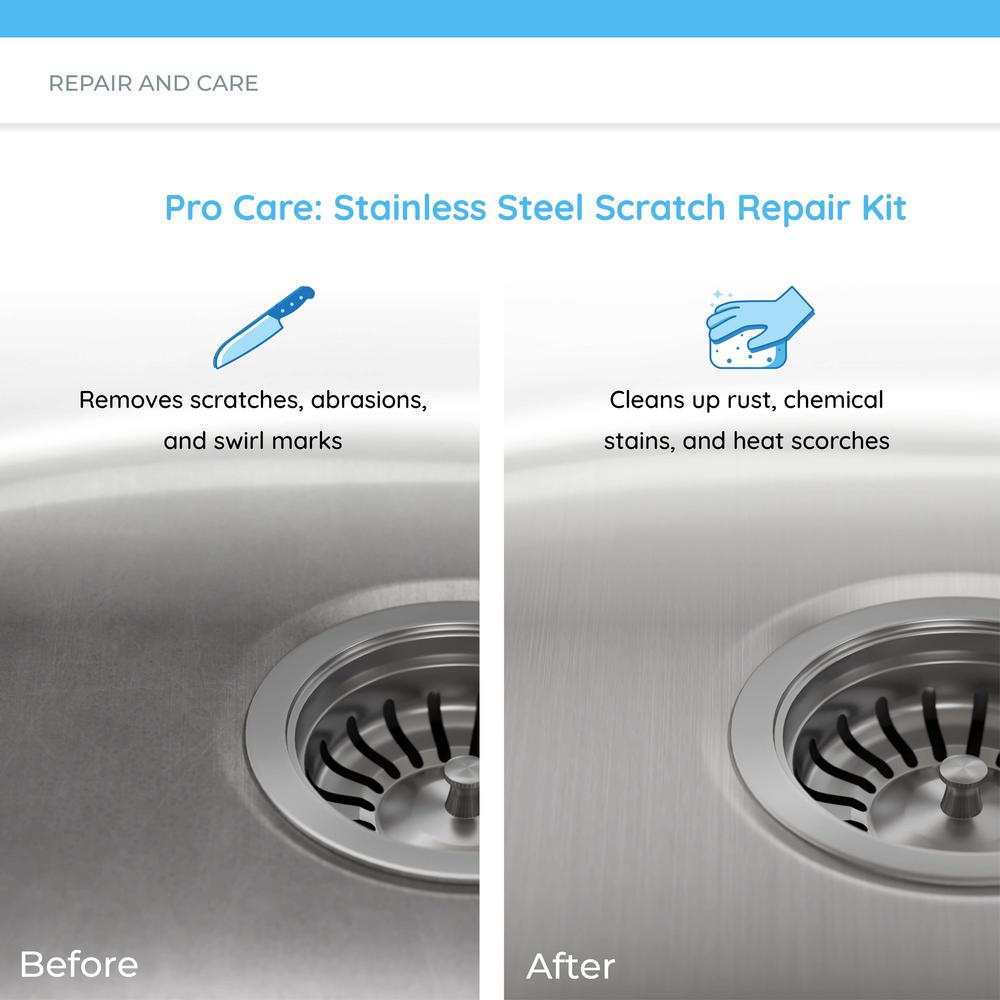 Featured image of post Black Stainless Steel Scrach Fixer : If you&#039;re using a powdered stainless steel scratch removal compound, add enough water—a few drops at a time—to create a paste roughly the consistency of toothpaste.