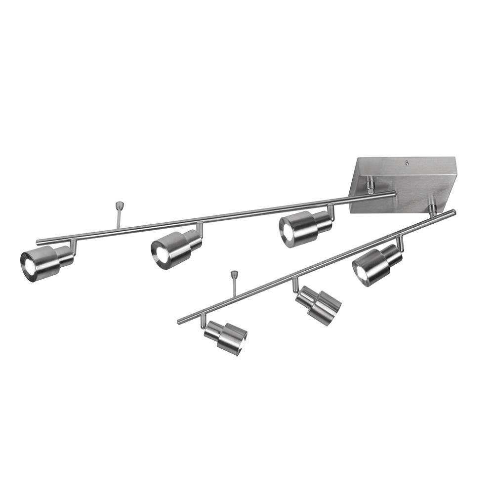 AFX Chappelle 4.5 ft. 6Light Satin Nickel Integrated LED Track