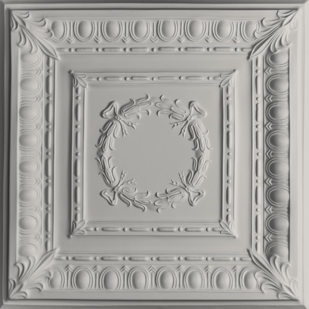 Ceilume Empire Stone 2 Ft X 2 Ft Lay In Or Glue Up Ceiling Panel