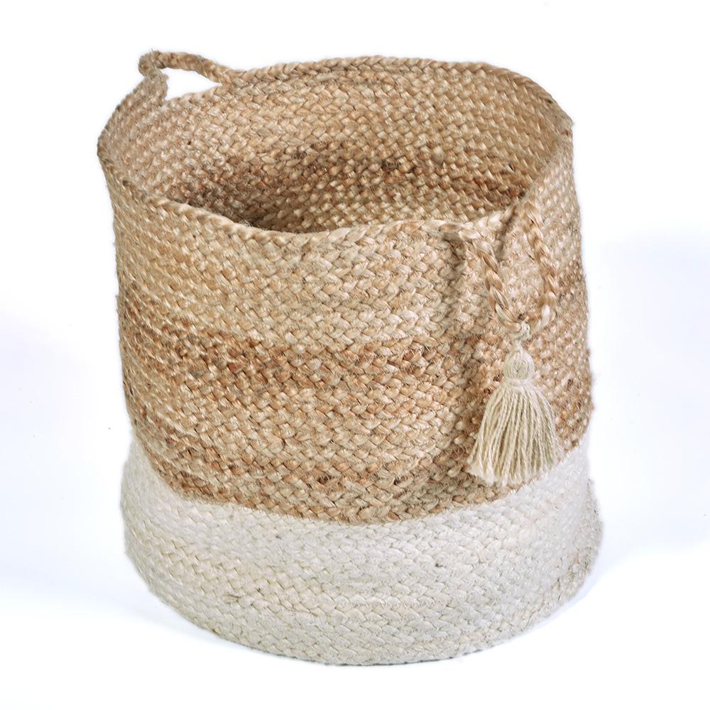 Lr Resources Natural Jute Decorative Storage Basket