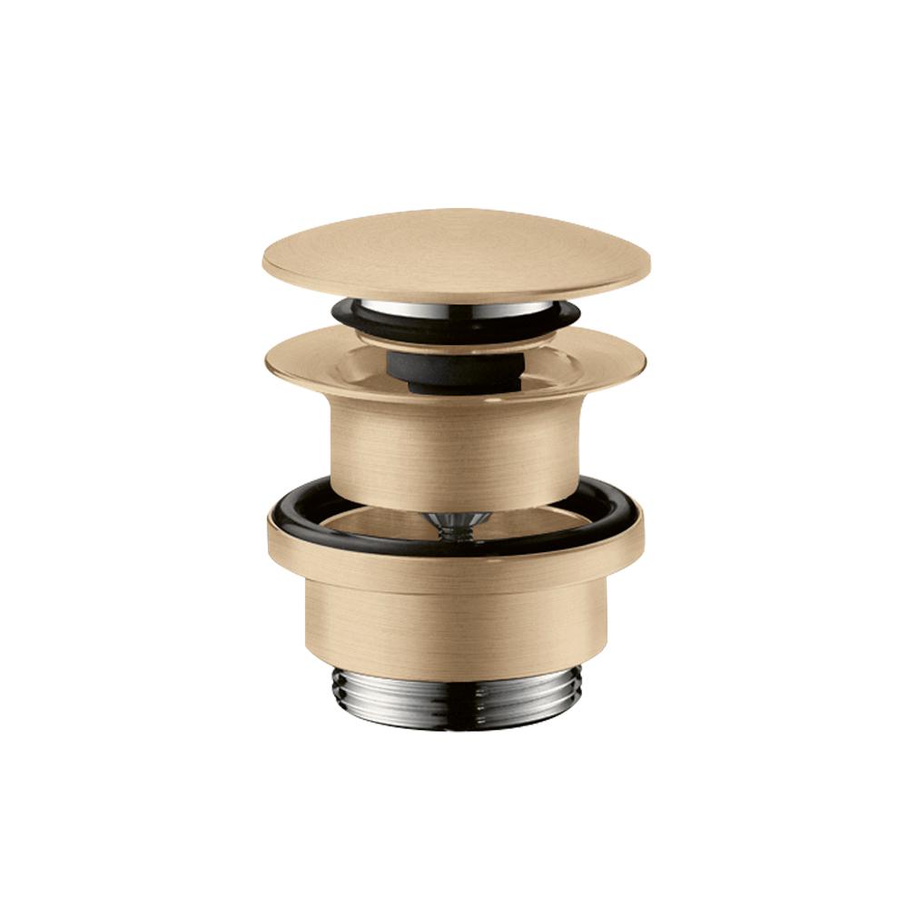 Hansgrohe 2-1/2 in. Brass Sink Drain in Brushed Bronze-50100141 - The ...