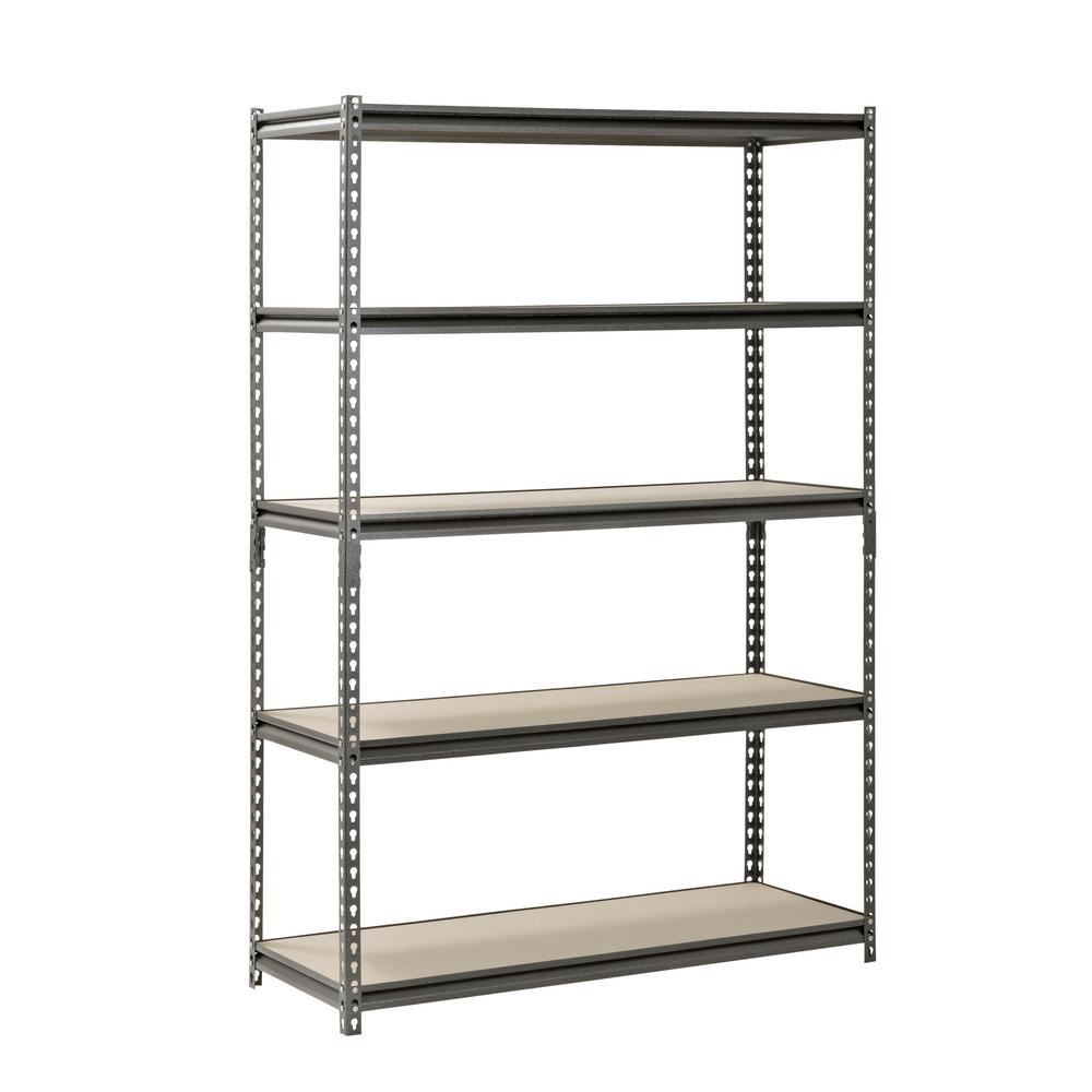 metal frame storage shelves