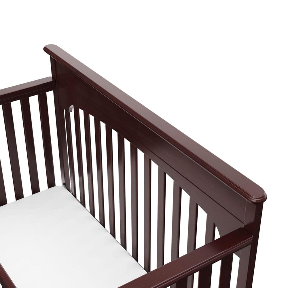 Graco Lauren Espresso 4in1 Convertible Crib 04530 369 The Home Depot