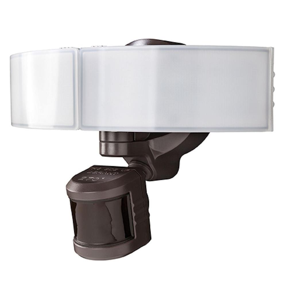 Defiant 270 Degree Bronze Led Bluetooth Motion Outdoor Security Defiant 270 Degree Bronze Led Bluetooth Motion Outdoor Security Light
