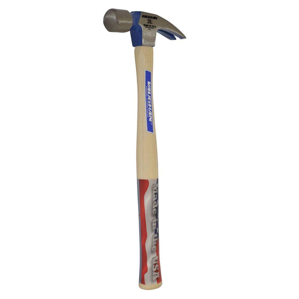 Vaughan 20 oz.. Smooth Face Rip Hammer, 16 In hickory handle999L The