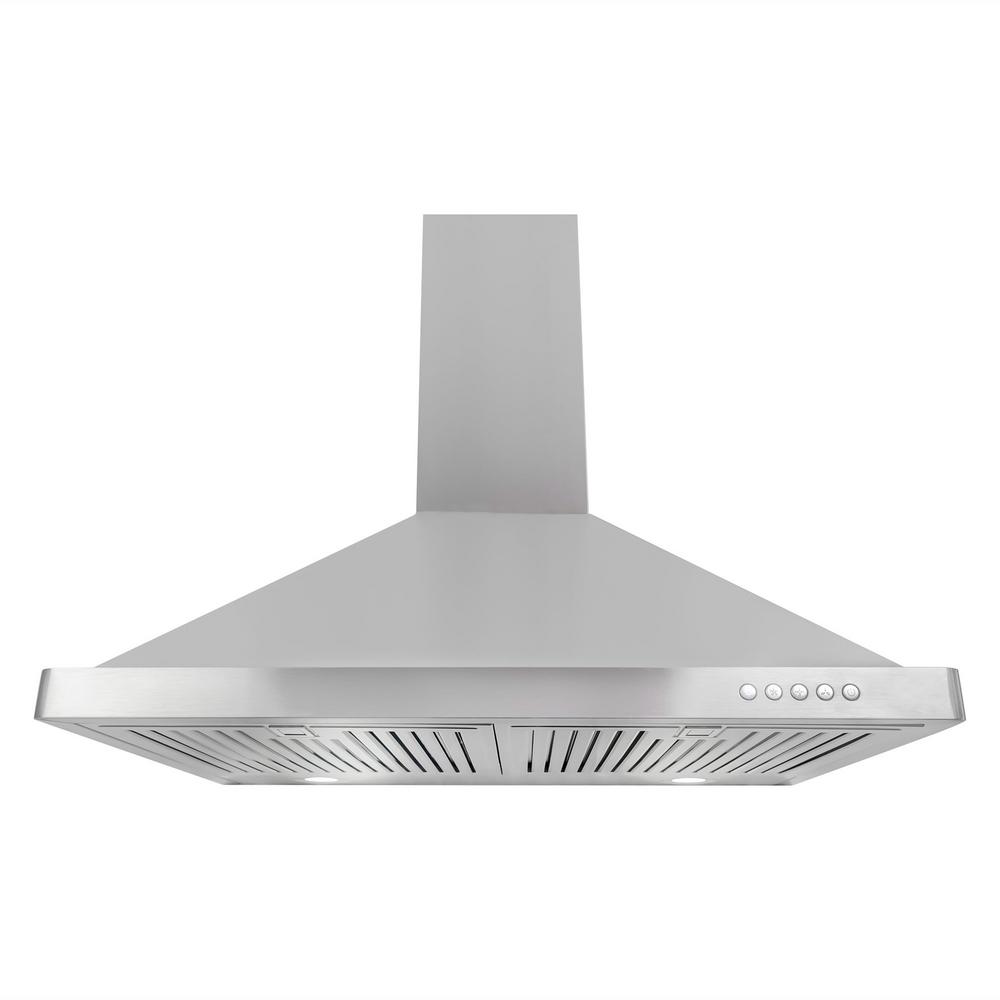 Cosmo 30 in. Convertible Wall Mount Range Hood in Stainless Steel with