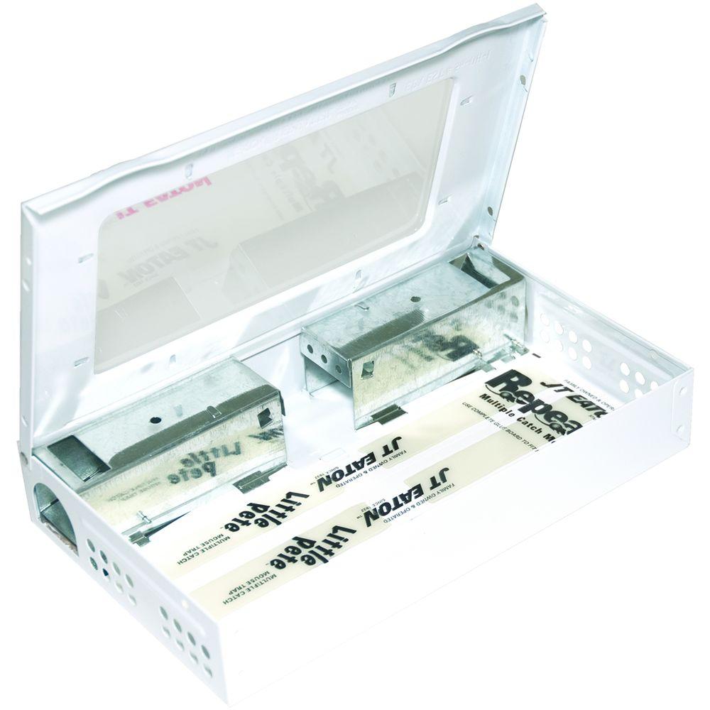 JT Eaton Repeater Low Profile Multi Catch Mouse Trap with Clear Inspection... by JT Eaton