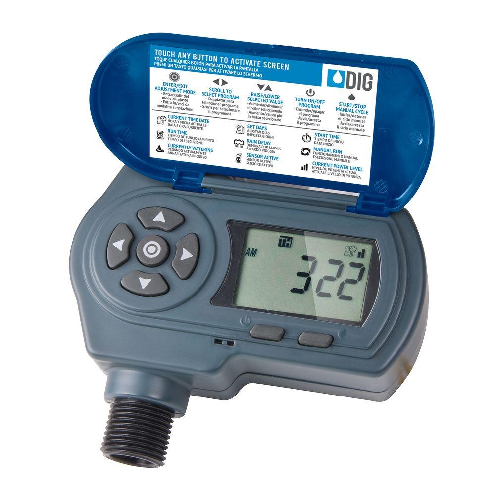 DIG Digital Hose Thread Watering Timer-BO9DB - The Home Depot