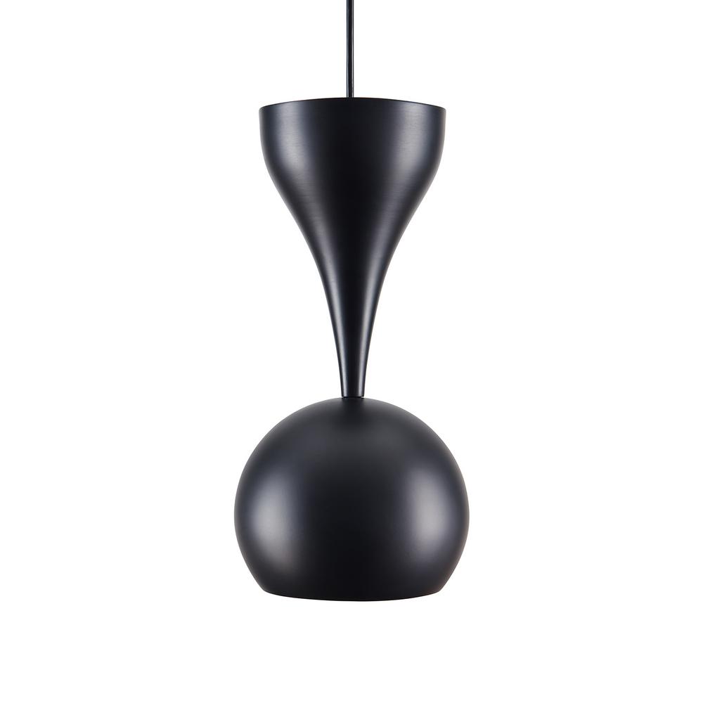 Southern Enterprises Conner 1-Light Matte Black Midcentury Modern Dome Pendant Lamp was $99.99 now $19.66 (80.0% off)