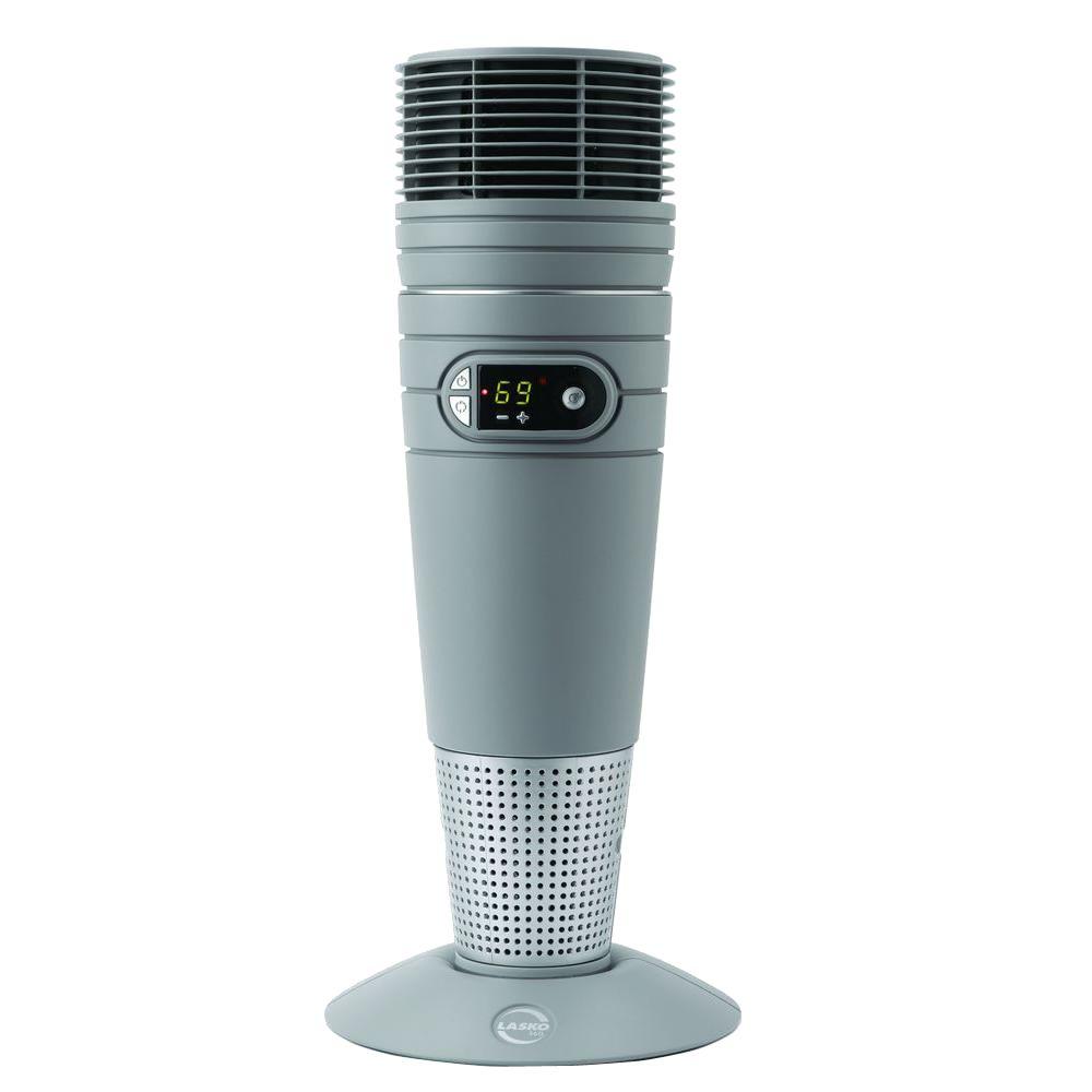 Lasko 25 In 1500 Watt Full Circle Warmth Ceramic Tower Heater With Remote Control 6462 The Home Depot