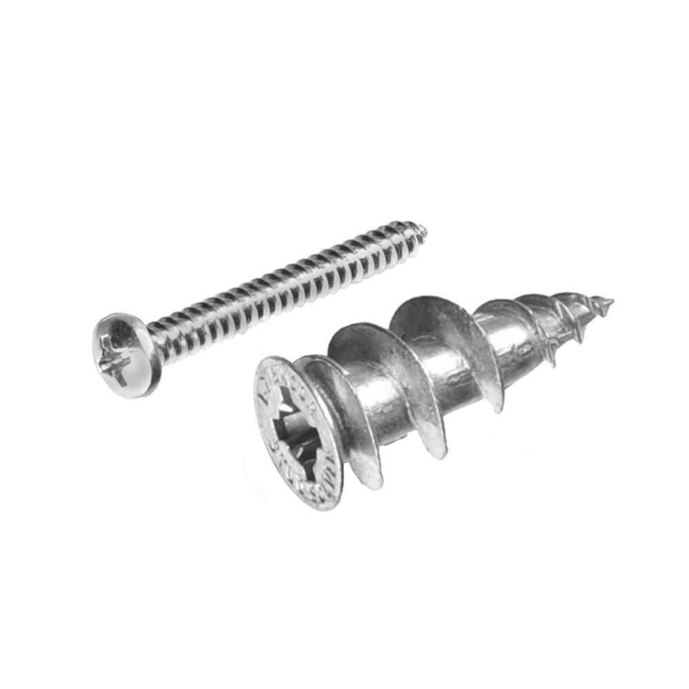 NO Stud Required Heavy Drywall Anchors Small Hole Holds 2X More. Wall