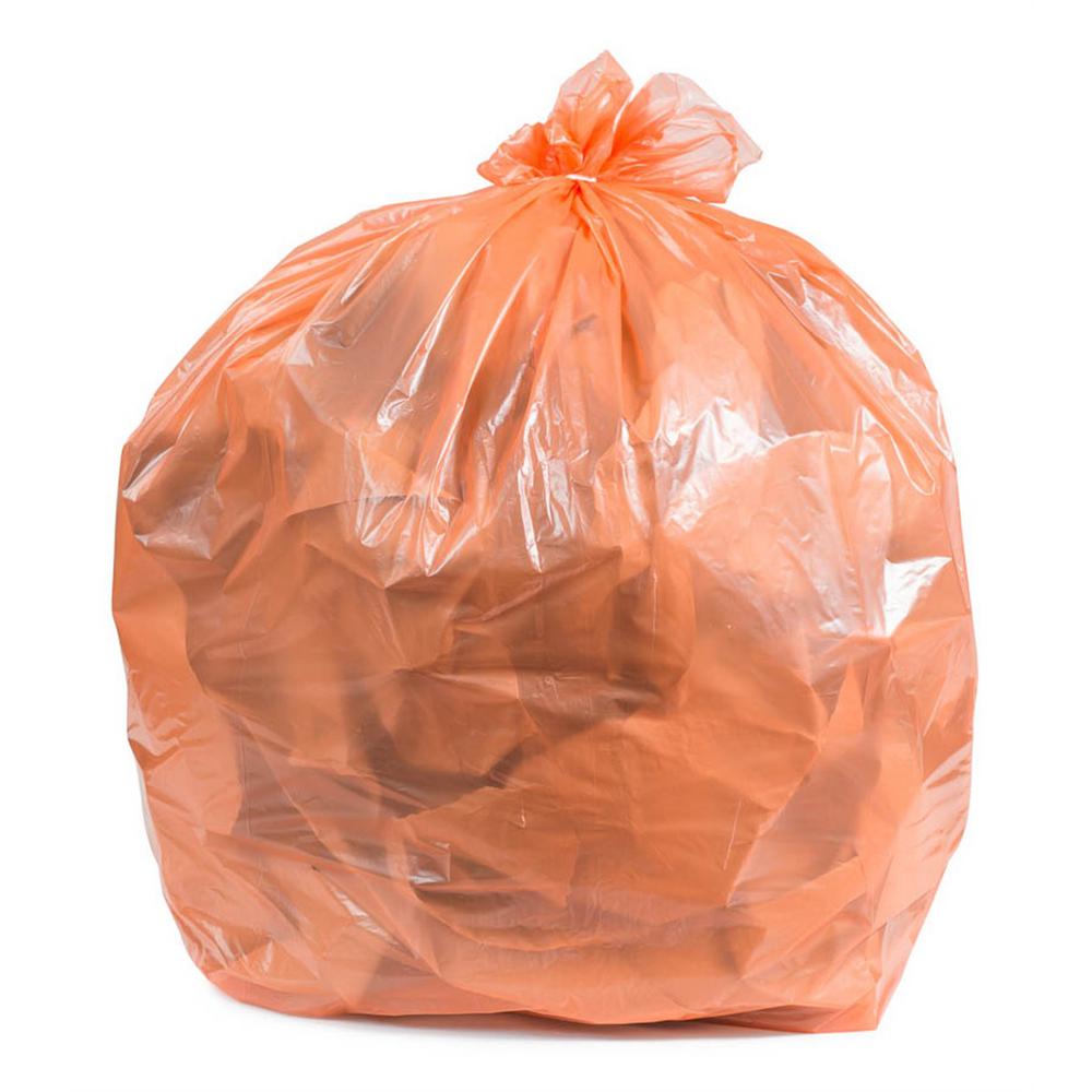 orange refuse bags