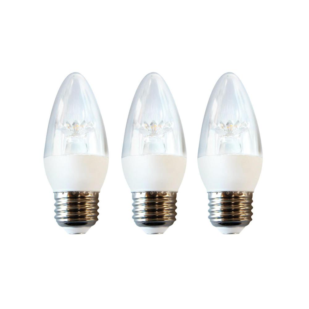 EcoSmart 40-Watt Equivalent B11 Dimmable Energy Star LED Light Bulb ...