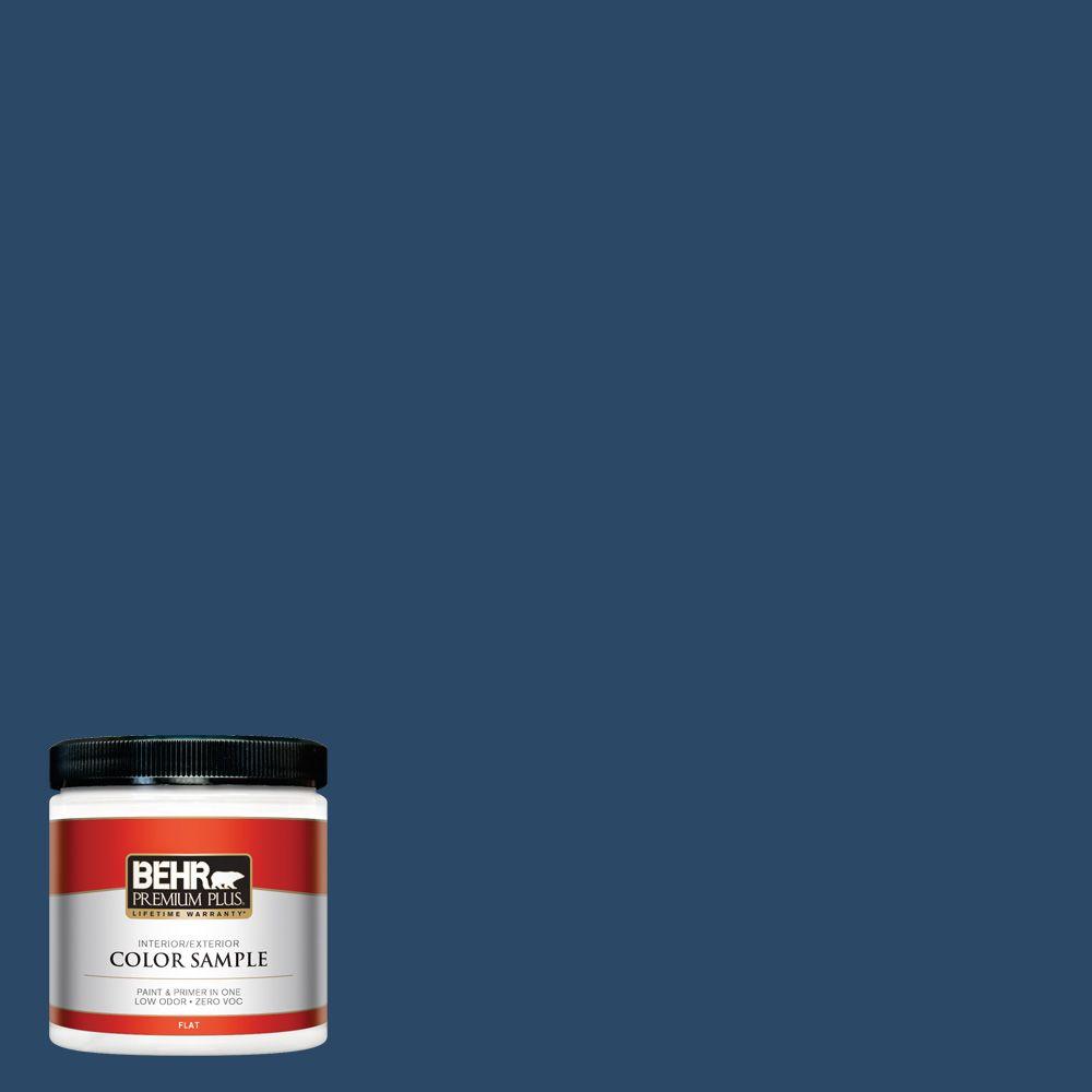 Behr Premium Plus 8 Oz 580d 7 Deep Royal Flat Interior Exterior 580d 7 Deep Royal Flat Interior Exterior