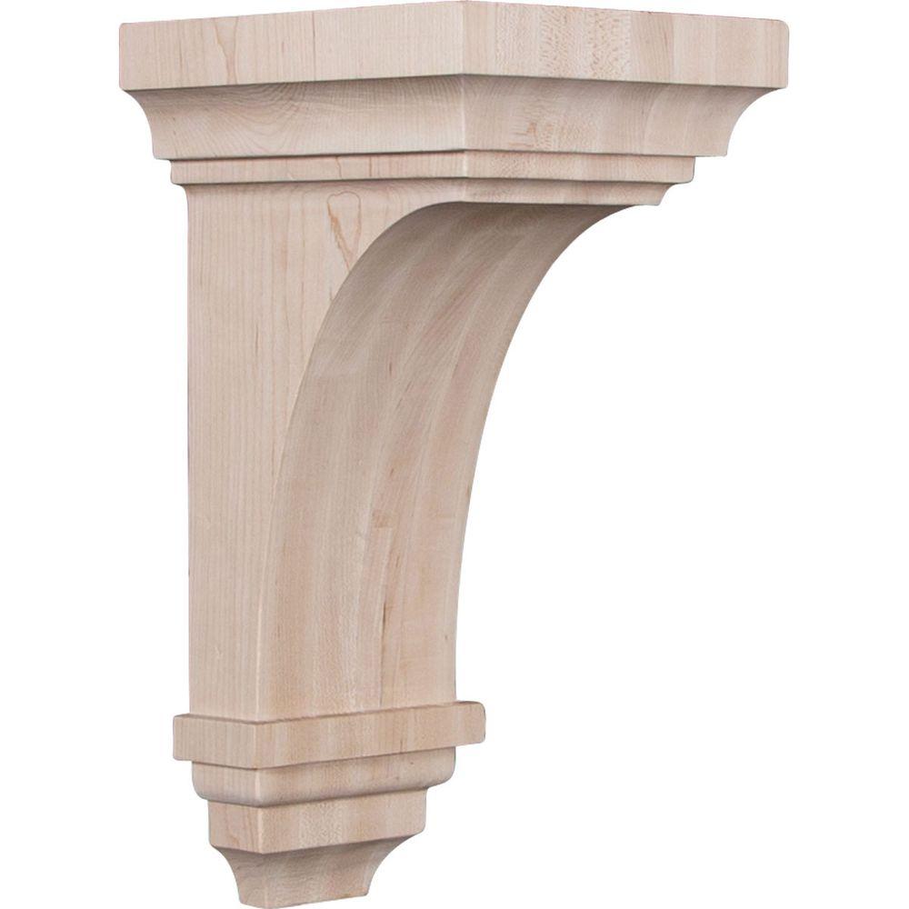 Ekena Millwork 7 in. x 14 in. x 73/4 in. Rubberwood Jumbo Jefferson