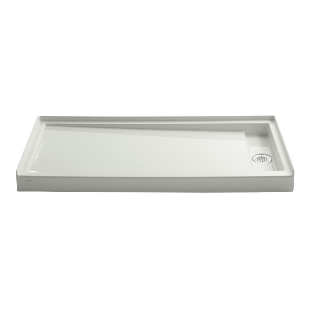 KOHLER Groove 60 in. x 32 in. SingleThreshold Shower Base in DuneK9948NY The Home Depot