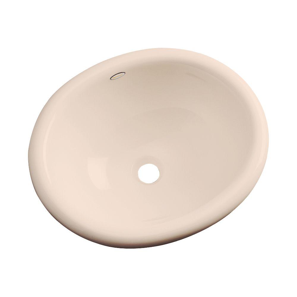 Thermocast Madeira DropIn Bathroom Sink in Peach Bisque86007 The