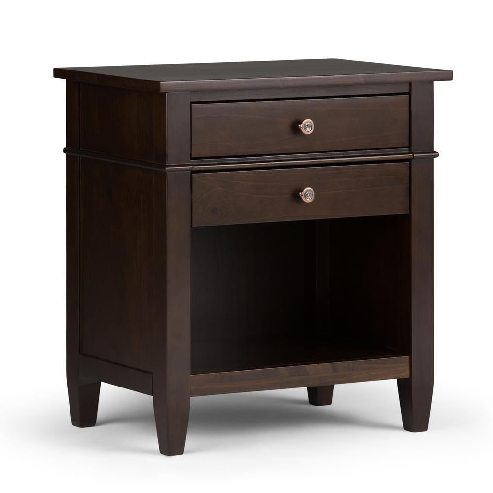 Brown Nightstands Bedroom Furniture The Home Depot