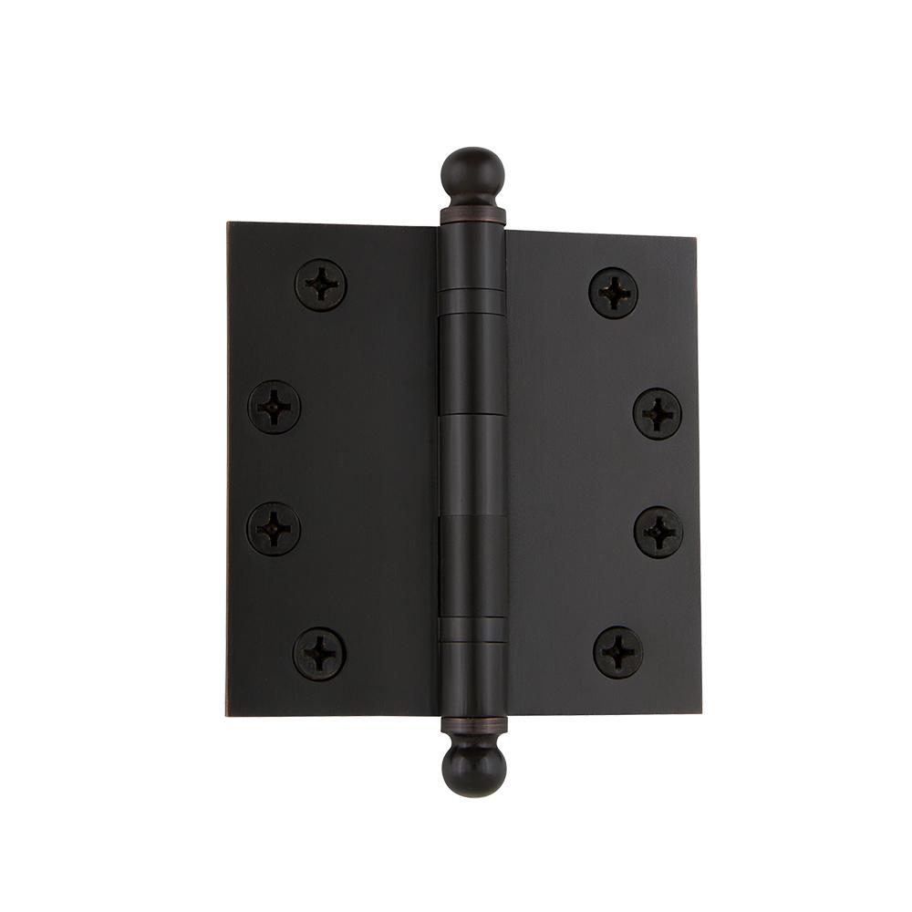 GlideRite Hardware 4 Steel Door Hinges 5//8 Radius and Square Corners Oil Rubbed Bronze Finish 4000-SQ-58-ORB Pack of 12