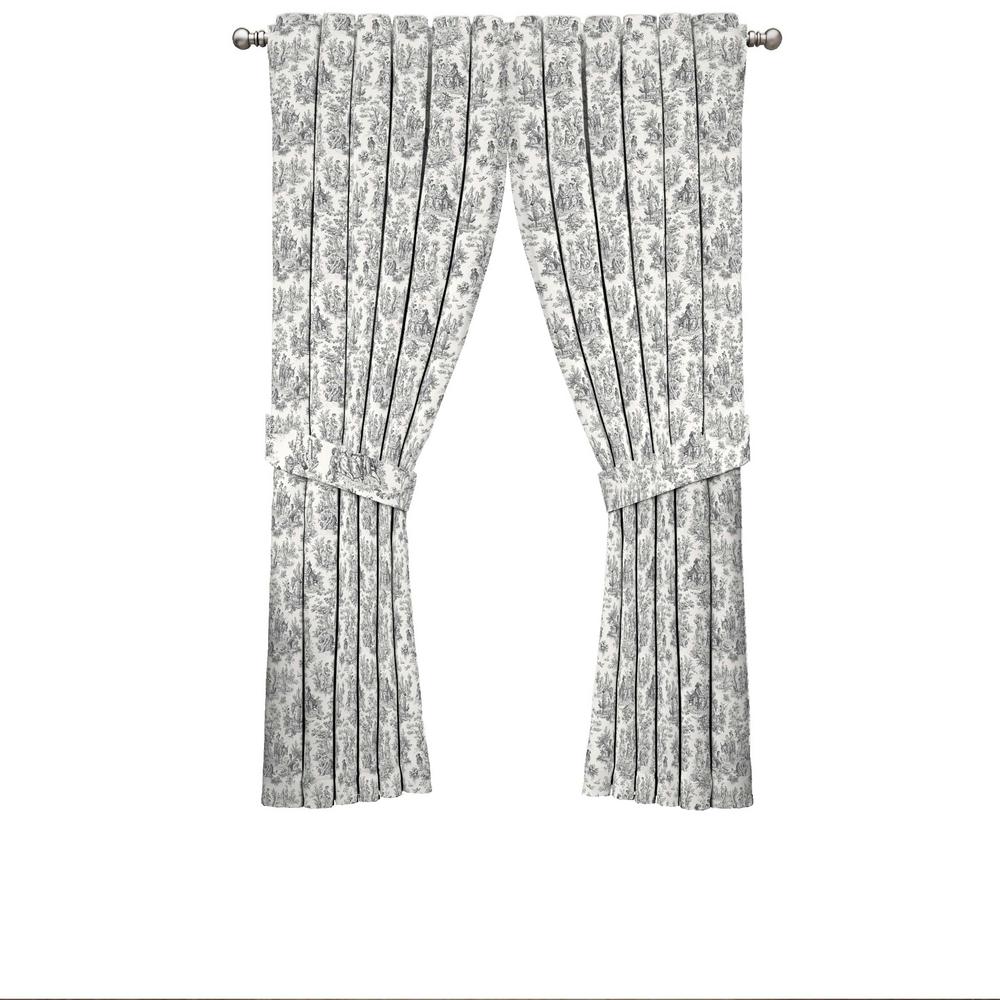 Toile Curtains Drapes Window Treatments The Home Depot