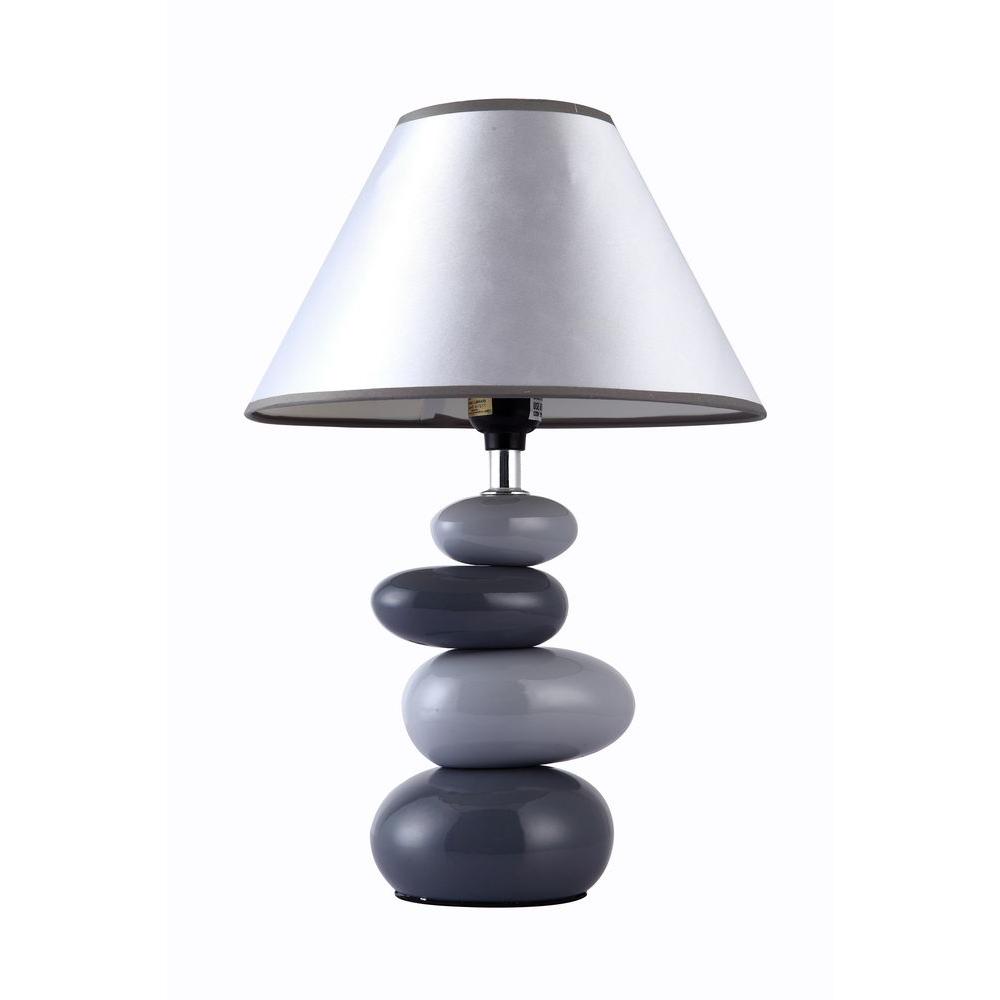 grey side lamps