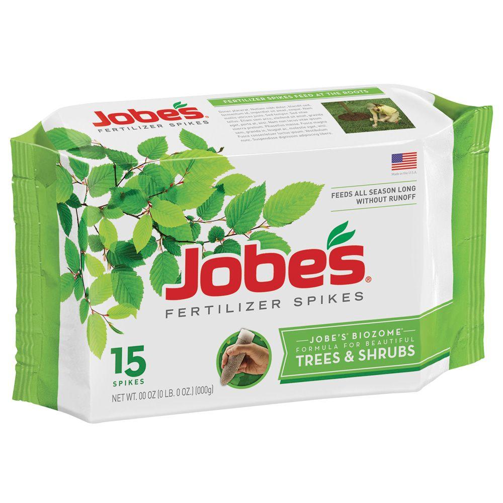 Jobe's Tree And Shrub Fertilizer Spikes (15-Pack)-01610 - The Home Depot