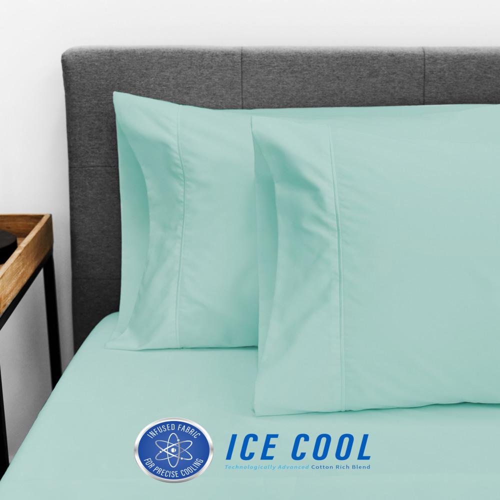 Sensorpedic Ice Cool Surf Spray Blue Cotton Nylon Standard