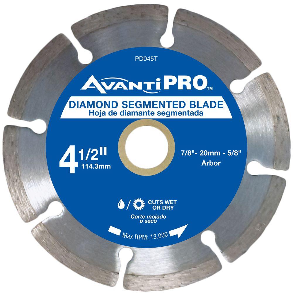 Avanti Pro 4.5 in. Segmented Diamond Blade