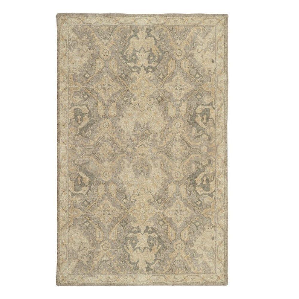 Home Decorators Collection Chatsworth Grey 5 ft. x 8 ft. Area Rug