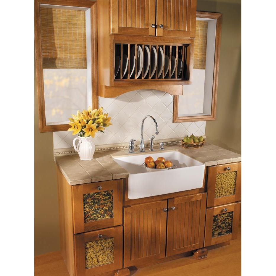 Pfister Treviso Single Handle Side Sprayer Kitchen Faucet And Soap