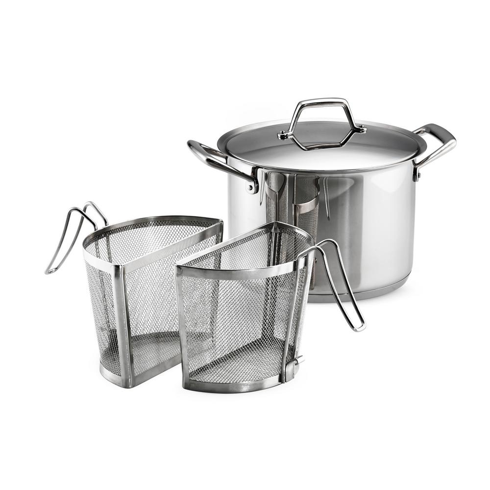 Tramontina Gourmet Prima 8 Qt. Stainless Steel Stock Pot With Pasta ...