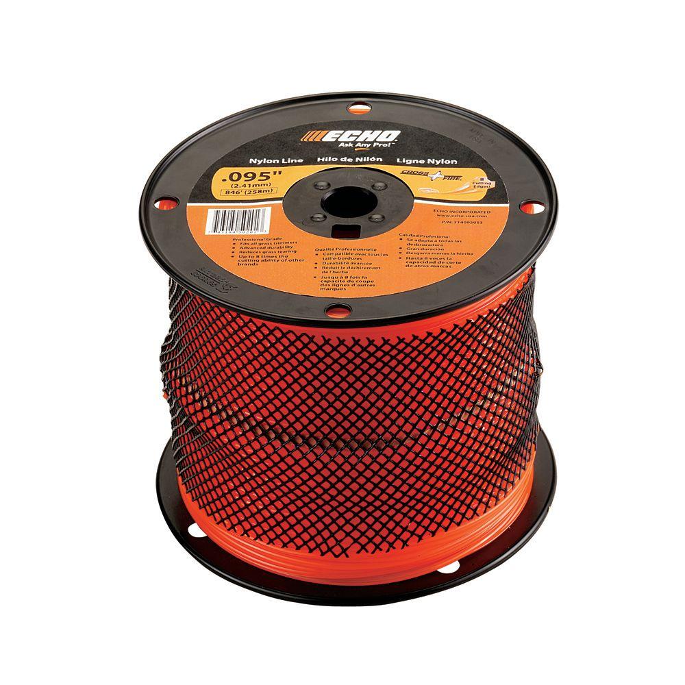 ECHO Cross-Fire 0.095 inch Nylon Trimmer Line (3 lbs. Pack) by ECHO