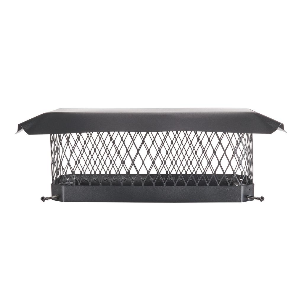 Shelter 9 in. x 18 in. Mesh Chimney Cap in Galvanized SteelSC918 The