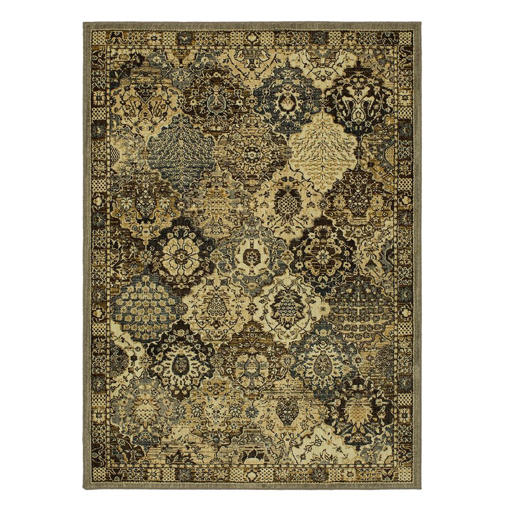 Mohawk Home Patchwork Medallion Grey 8 Ft. X 10 Ft. Area Rug-575946 ...