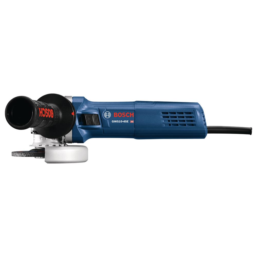 Bosch 10 Amp Corded 4 1 2 In Angle Grinder With Auxiliary Handle