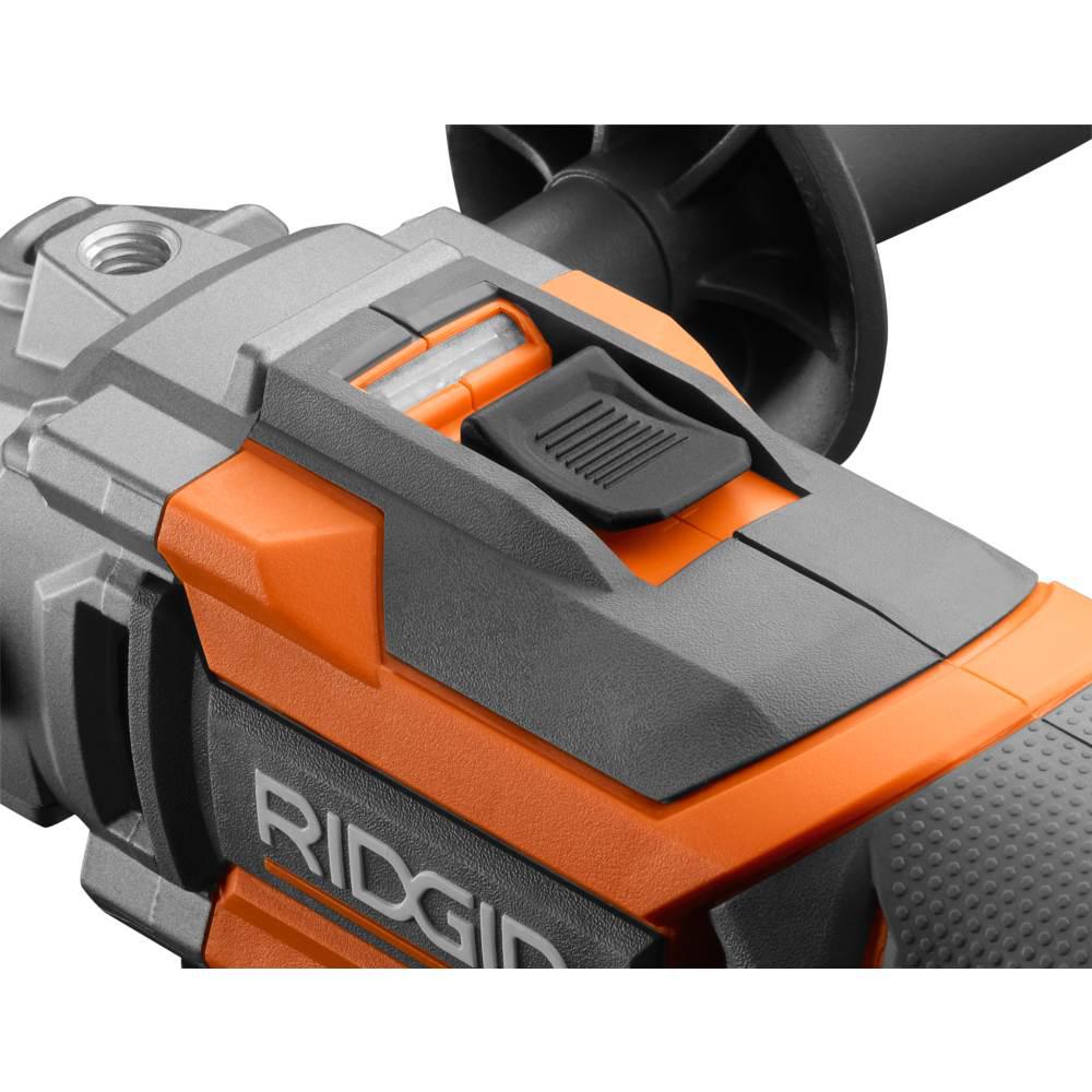 RIDGID OCTANE Brushless 41/2" Angle Grinder 18V Cordless Power Tool