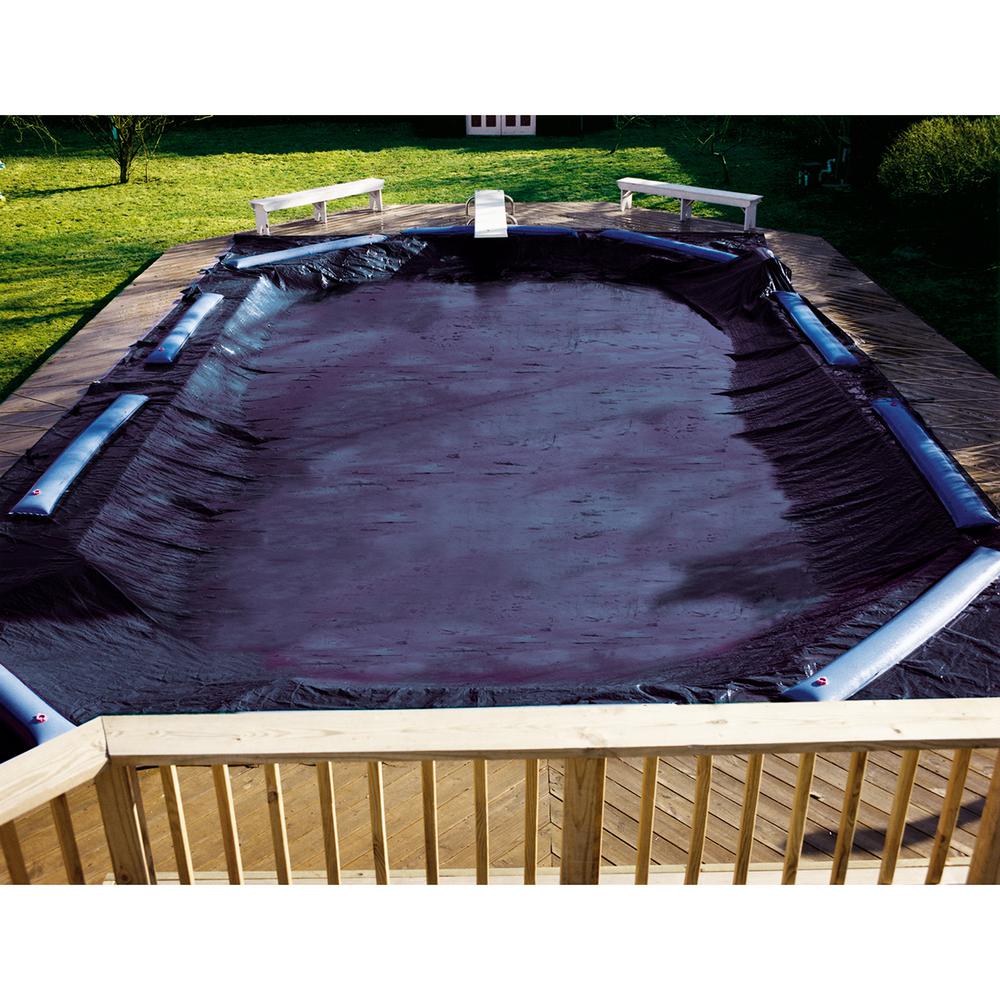 Swimline 23 ft. x 45 ft. Rectangular Blue InGround Deluxe Winter Pool