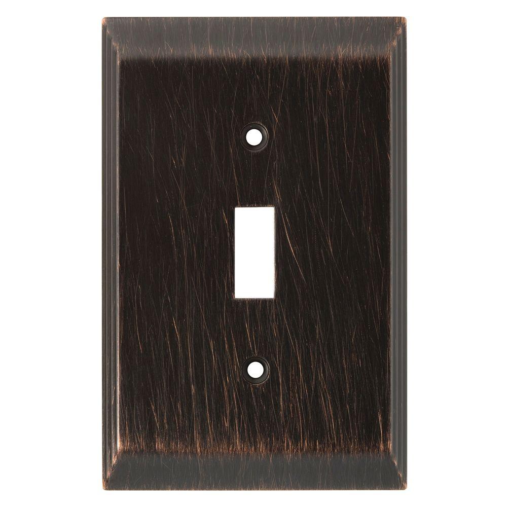 Liberty Stately Decorative Single Switch Plate, Bronze126408