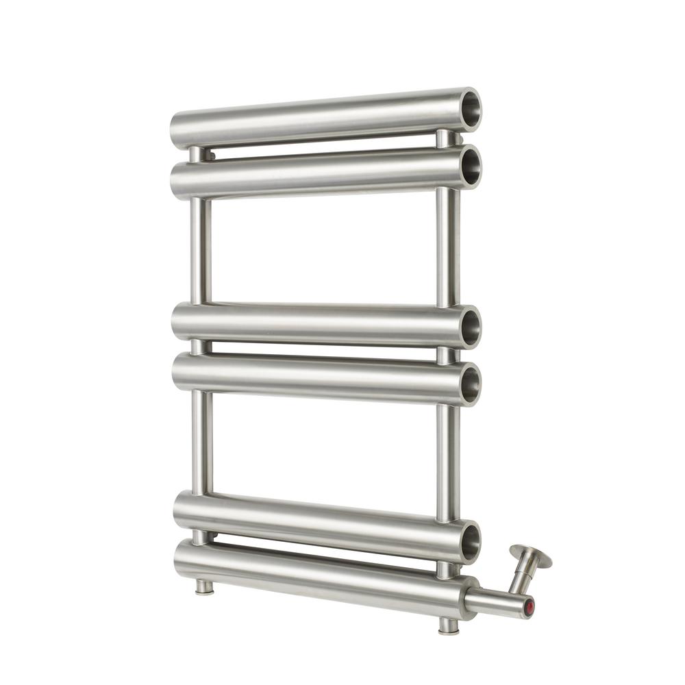 Wall Mounted Electric Towel Warmer Heated Towel Rack With Top Shelf In