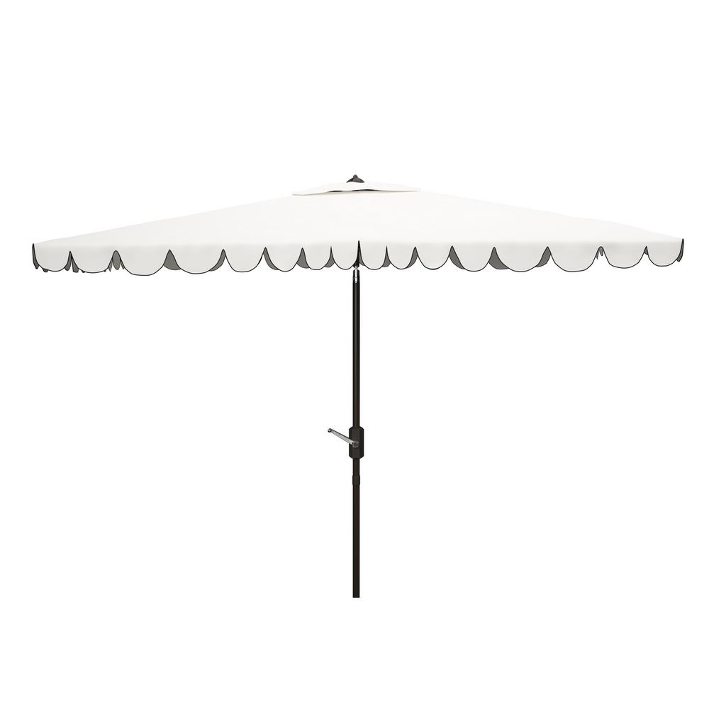 White 10 Ft Patio Umbrellas Patio Furniture The Home Depot