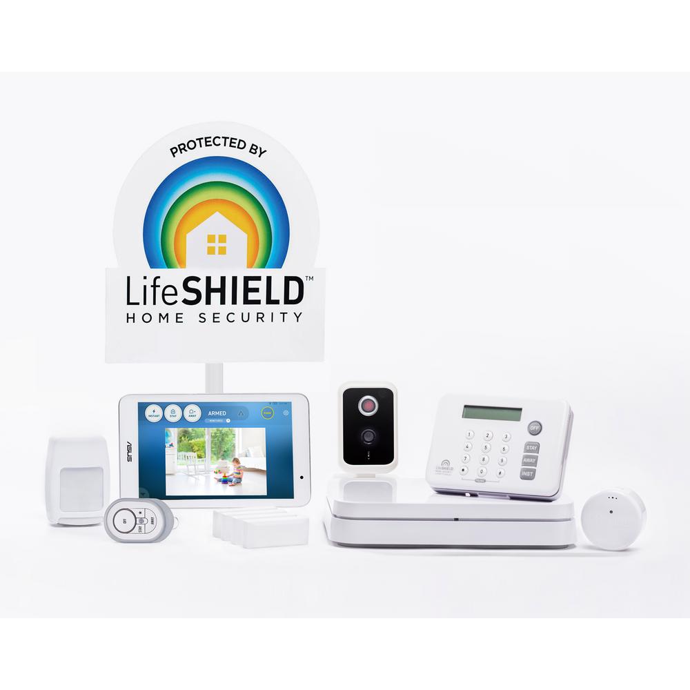 LifeShield Smart Home Security Kit with 