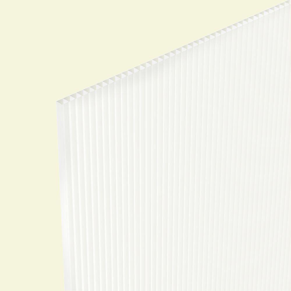 Plaskolite 24 In. X 36 In. X 0.157 In. Natural Twin Wall Plastic Sheet ...