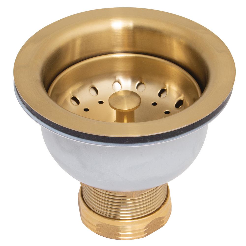 Brass Sink Strainers Drain Parts The Home Depot