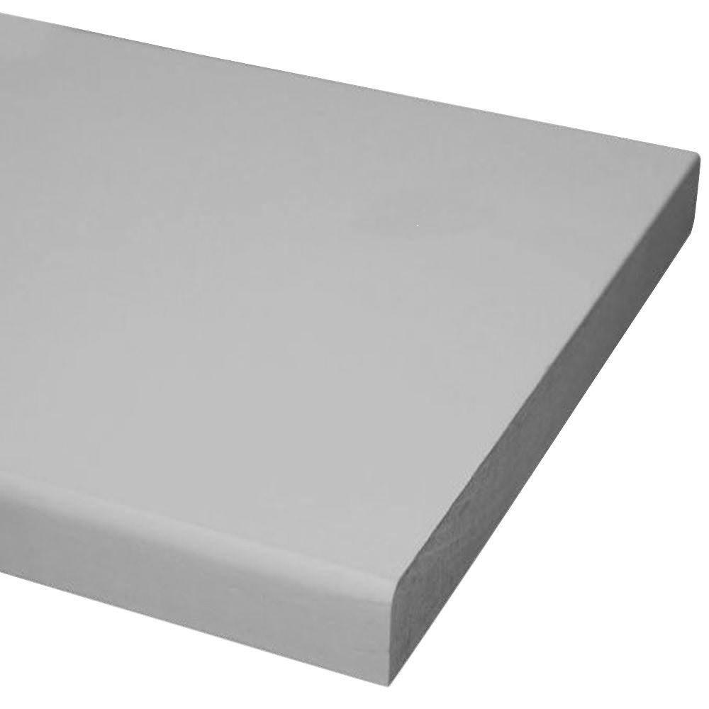 Pac Trim 1 2 In X 2 1 2 In X 8 Ft Primed Mdf Board The Home Depot