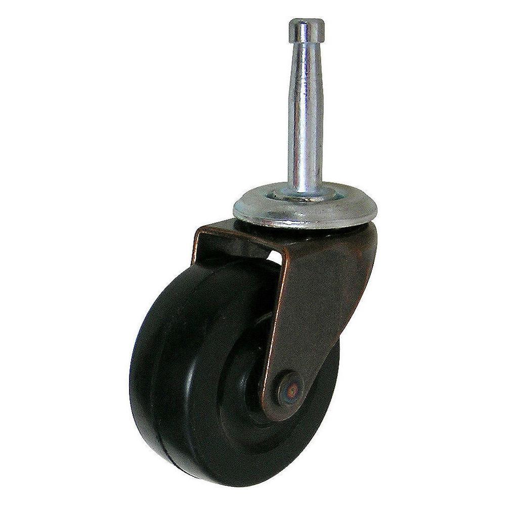 Richelieu Hardware 131/32 in. Black and Copper Caster with 88.2 lbs