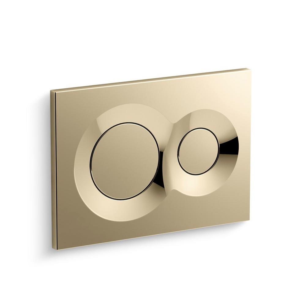 Kohler Flush Actuator Plate in Vibrant French GoldK75890AF The