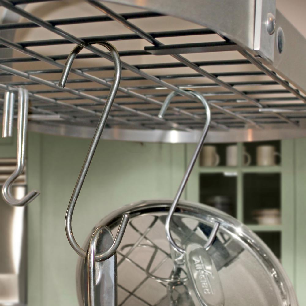 Cuisinart Universal Pot Rack Hooks in Brushed Stainless (Set of 6) CRUH